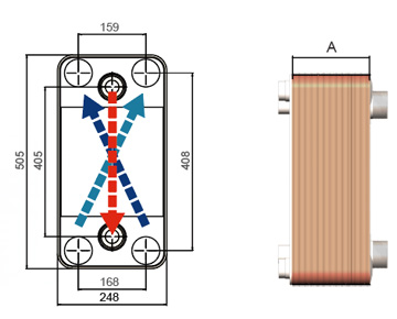 HEXNOVAS BL100 Brazed Plate Heat Exchangers product view
