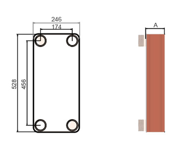 HEXNOVAS BL120 Brazed Plate Heat Exchangers product view