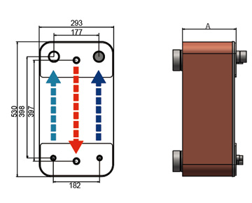 HEXNOVAS BL130 Brazed Plate Heat Exchangers product view