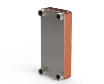 HEXNOVAS BL190 Brazed Plate Heat Exchangers dimension drawing