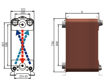 HEXNOVAS BL210 Brazed Plate Heat Exchangers product view