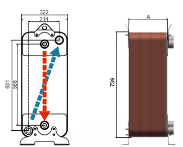 HEXNOVAS BL210E Brazed Plate Heat Exchangers product view