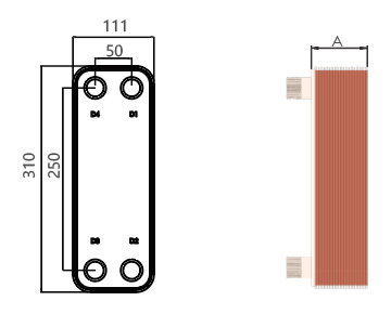 HEXNOVAS BL26 Brazed Plate Heat Exchangers product view