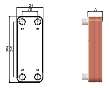 HEXNOVAS BL30 Brazed Plate Heat Exchangers product view