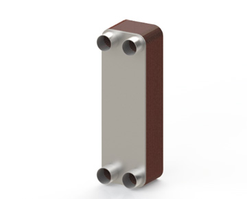 HEXNOVAS BL350 Brazed Plate Heat Exchangers dimension drawing