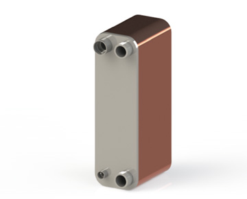 HEXNOVAS BL95 Brazed Plate Heat Exchangers dimension drawing