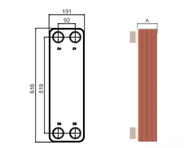 HEXNOVAS BL95 Brazed Plate Heat Exchangers product view