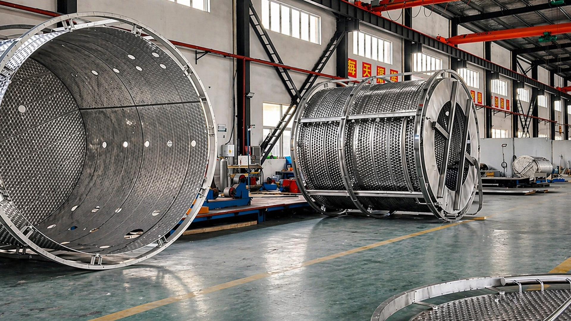 Large process equipment at HEXNOVAS