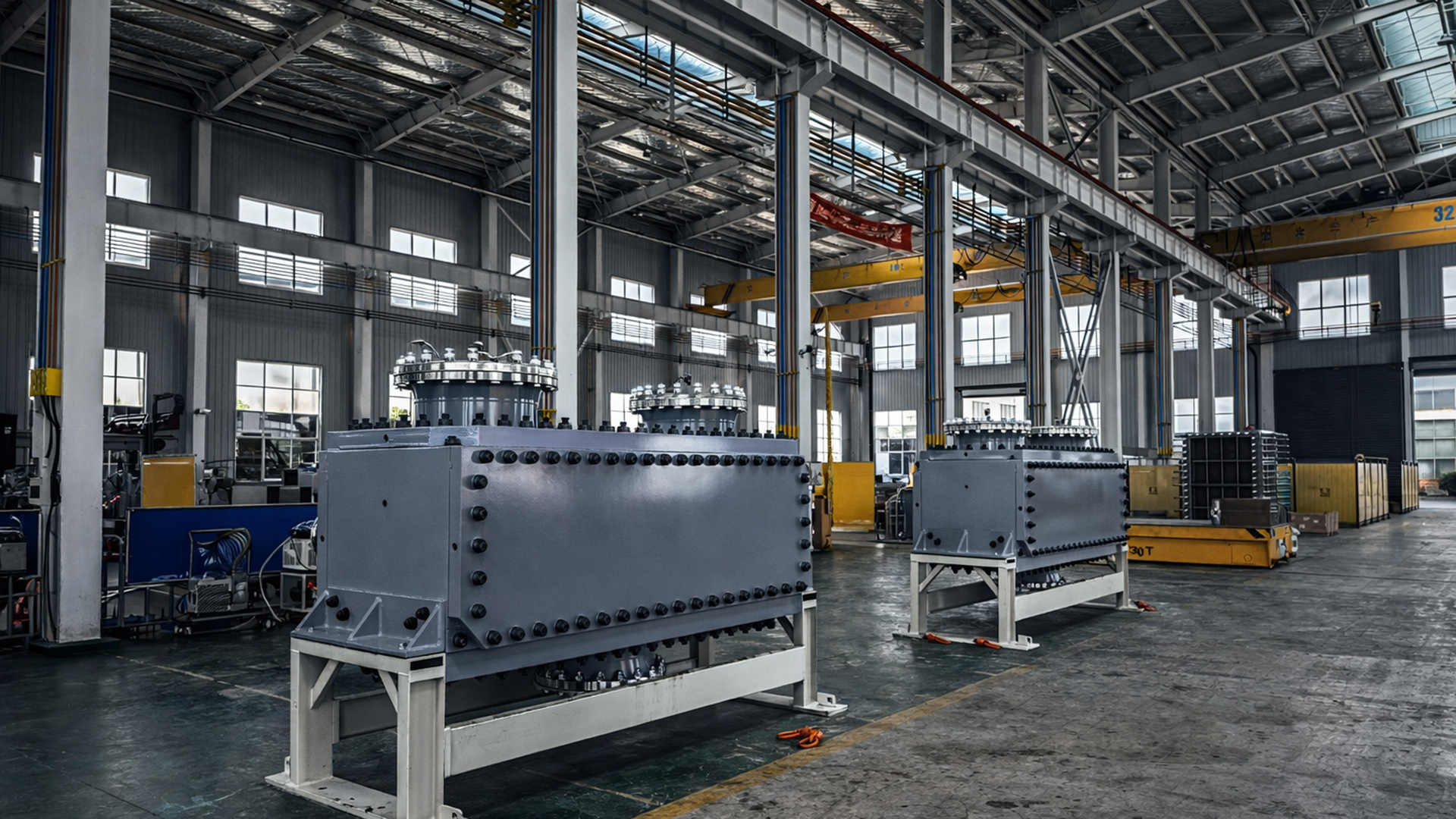 Welded equipment workshop at HEXNOVAS