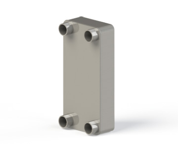 HEXNOVAS BL120 Stainless Steel Fusion-Bonded Heat Exchangers dimension drawing