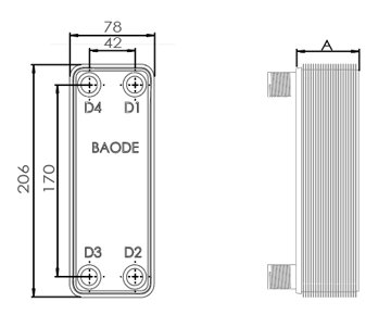 HEXNOVAS BL14 Stainless Steel Fusion-Bonded Heat Exchangers product view