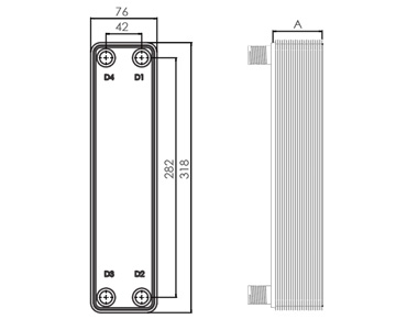 HEXNOVAS BL20 Stainless Steel Fusion-Bonded Heat Exchangers product view