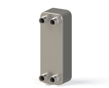 HEXNOVAS BL26 Stainless Steel Fusion-Bonded Heat Exchangers dimension drawing
