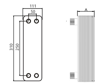 HEXNOVAS BL26 Stainless Steel Fusion-Bonded Heat Exchangers product view