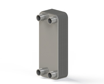 HEXNOVAS BL30 Stainless Steel Fusion-Bonded Heat Exchangers dimension drawing