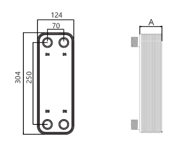 HEXNOVAS BL30 Stainless Steel Fusion-Bonded Heat Exchangers product view
