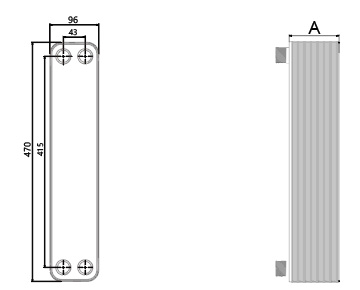 HEXNOVAS BL40 Stainless Steel Fusion-Bonded Heat Exchangers product view