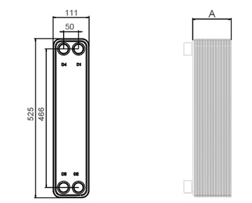 HEXNOVAS BL50 Stainless Steel Fusion-Bonded Heat Exchangers product view