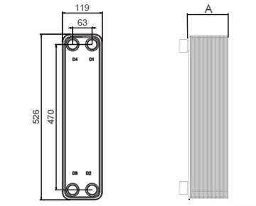 HEXNOVAS BL60 Stainless Steel Fusion-Bonded Heat Exchangers product view