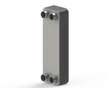 HEXNOVAS BL95 Stainless Steel Fusion-Bonded Heat Exchangers dimension drawing