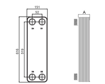HEXNOVAS BL95 Stainless Steel Fusion-Bonded Heat Exchangers product view