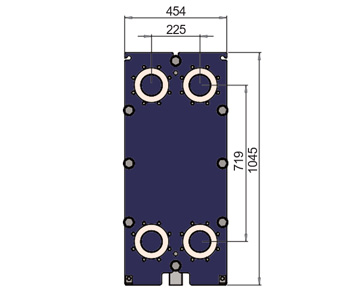 HEXNOVAS BB100B / BH100B Standard Gasketed Plate Heat Exchangers product view