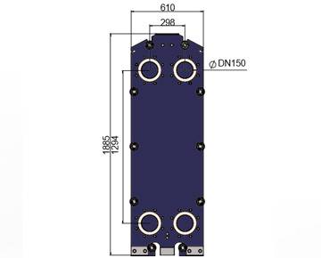 HEXNOVAS BB150B / BH150B Standard Gasketed Plate Heat Exchangers product view