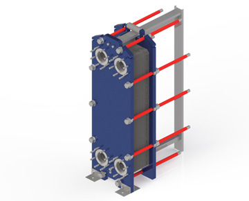 HEXNOVAS BB150H / BH150H Standard Gasketed Plate Heat Exchangers dimension drawing