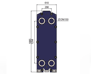 HEXNOVAS BB150H / BH150H Standard Gasketed Plate Heat Exchangers product view