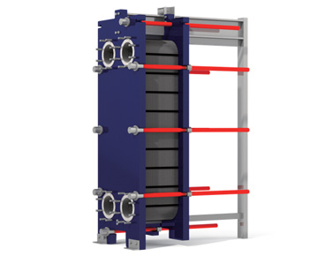 HEXNOVAS BB200B / BH200B Standard Gasketed Plate Heat Exchangers dimension drawing