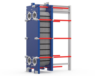 HEXNOVAS BB200P / BH200P Standard Gasketed Plate Heat Exchangers dimension drawing