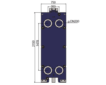 HEXNOVAS BB200P / BH200P Standard Gasketed Plate Heat Exchangers product view