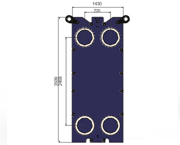 HEXNOVAS BB450H / BH450H Standard Gasketed Plate Heat Exchangers product view