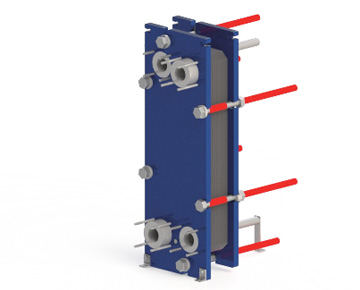 HEXNOVAS BB60B / BH60B Standard Gasketed Plate Heat Exchangers dimension drawing