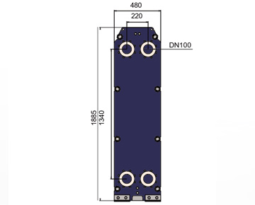 HEXNOVAS LB100B / LH100B Standard Gasketed Plate Heat Exchangers product view