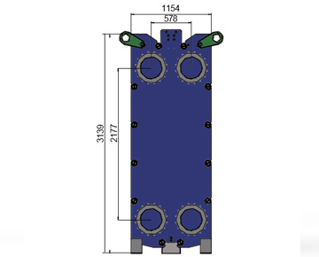 HEXNOVAS LB350B / LH350B Standard Gasketed Plate Heat Exchangers product view