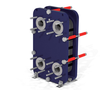 HEXNOVAS SB60H / SH60H Standard Gasketed Plate Heat Exchangers dimension drawing