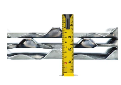 Wide-gap plate channels measured at 7.5 millimetres for fibres and particles