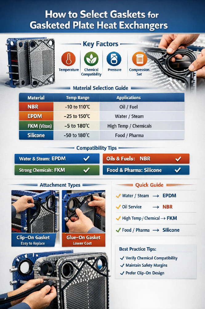 How to Select Gaskets for Gasketed Plate Heat Exchangers technical article