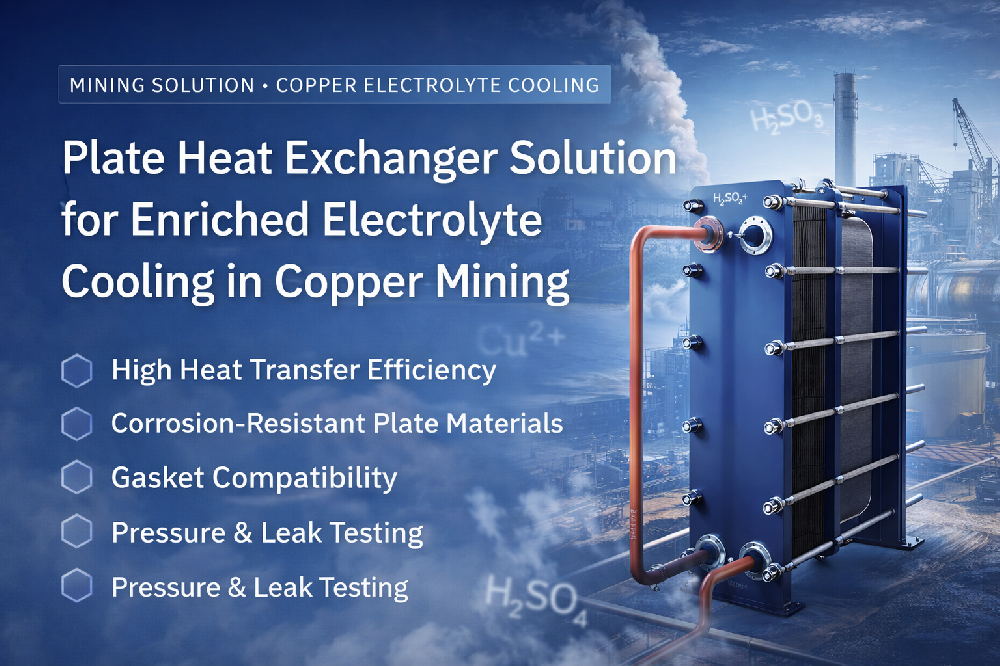 Plate Heat Exchanger Solution for Enriched Electrolyte Cooling in Copper Mining technical article