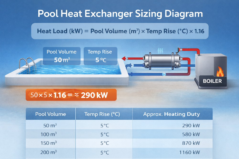 How to Size a Pool Heat Exchanger technical article