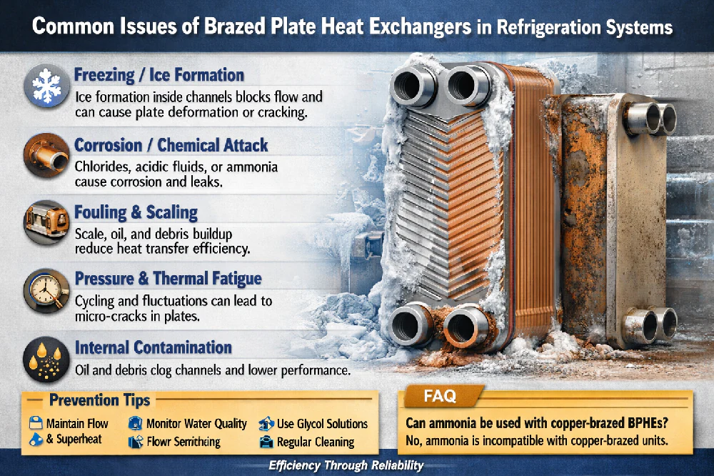 Common BPHE Problems in Refrigeration Systems technical article
