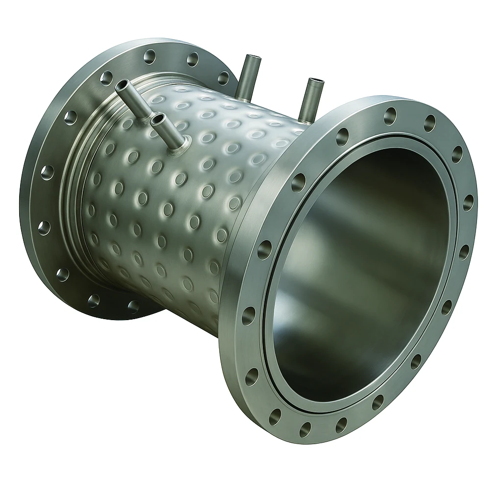 Pillow plate cylinders made from pillow plates
