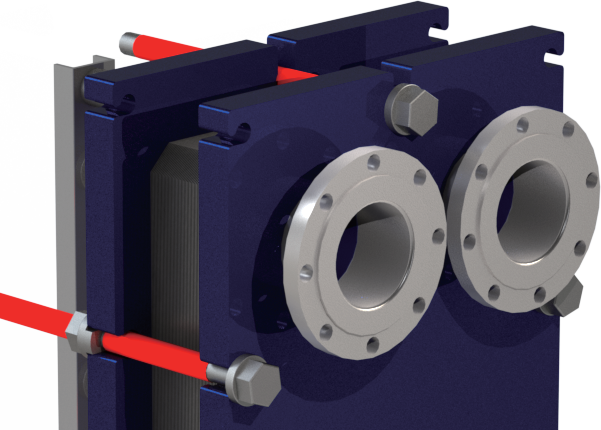 Standard Gasketed Plate Heat Exchangers connection option 3