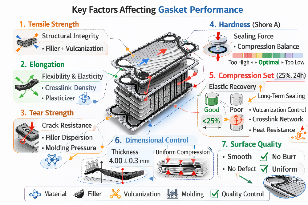 Gasket Testing and Manufacturing Control in Plate Heat Exchangers